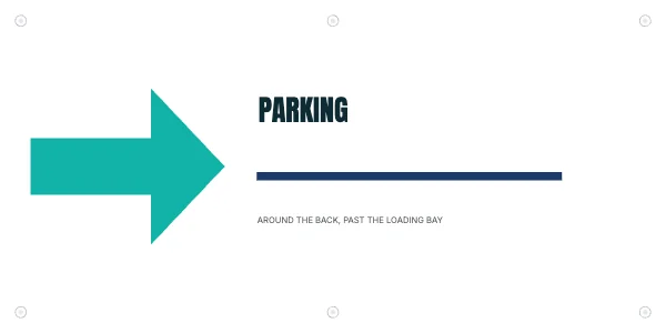 Mint and Navy 48 × 24 in Banner