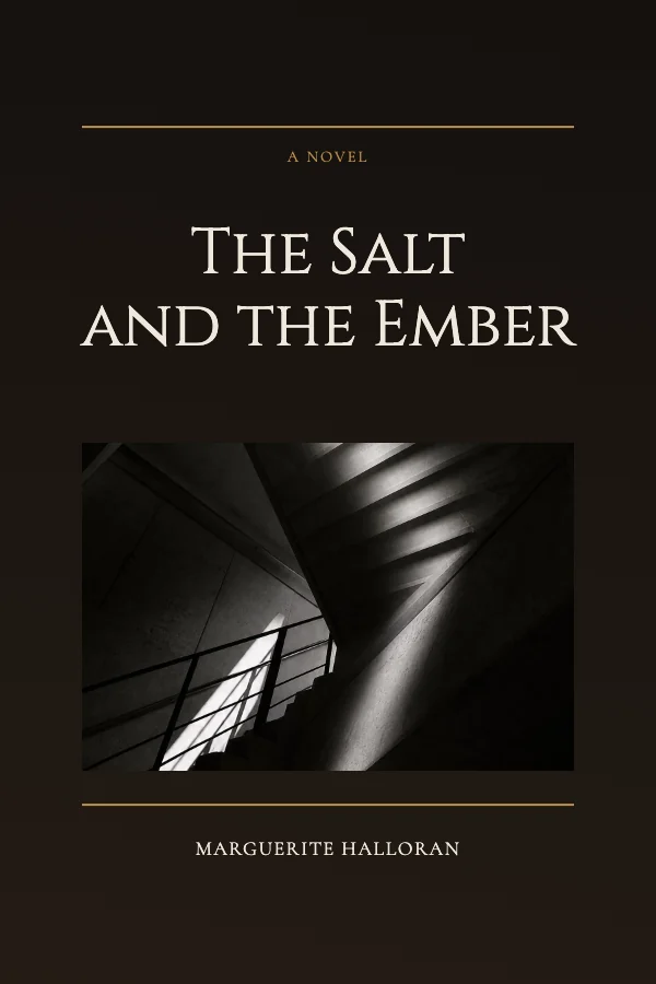 Black and Brass Literary 6×9 Novel Cover