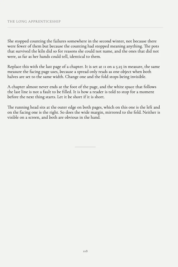 Black and White Classic 6×9 Book Interior Spread