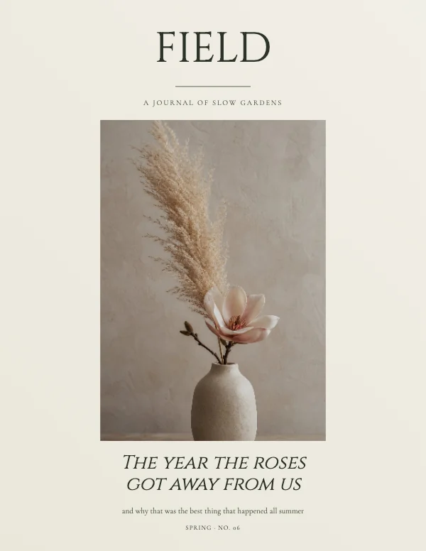 Sage and Bone Minimalist 8.5×11 Botanical Magazine Cover