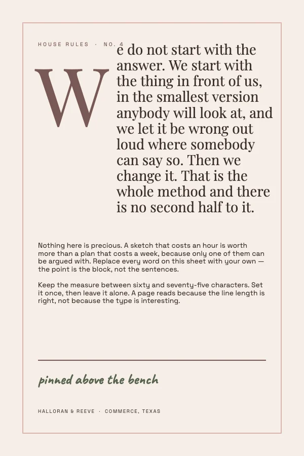 Blush and Oat Editorial 12×18 Manifesto Poster