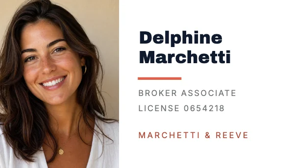 Coral and Navy 3.5 × 2 Real Estate Agent Business Card