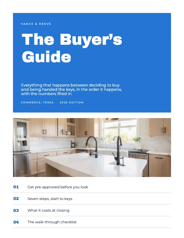 Sky and Blush 8.5 × 11 Real Estate Buyer’s Guide