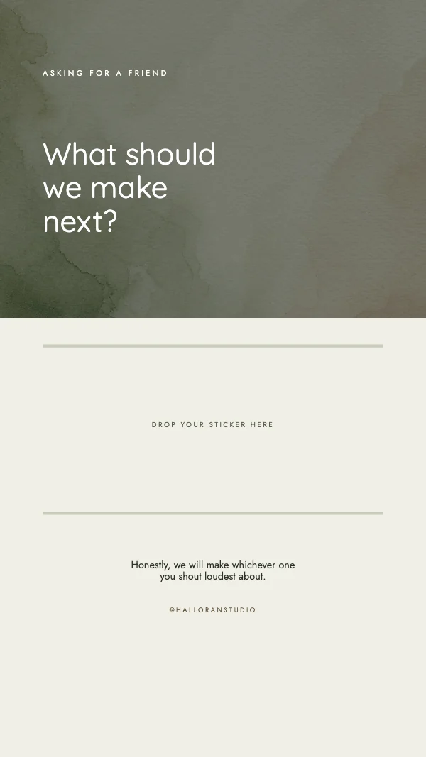Sage and Bone Clean 1080×1920 Instagram Story Question
