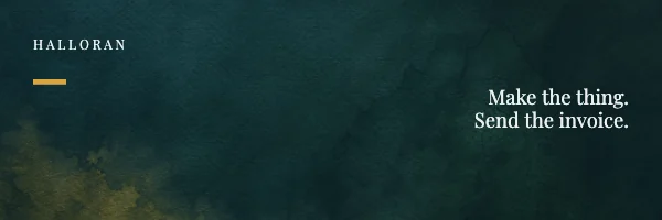 Teal and Gold Minimal 1500×500 X Header Banner