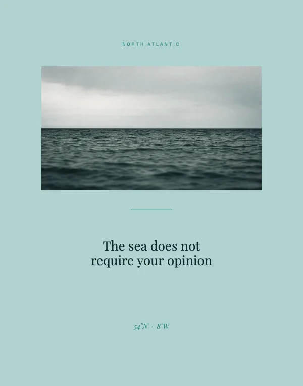 Teal and Gold Calm 11×14 Ocean Wall Print